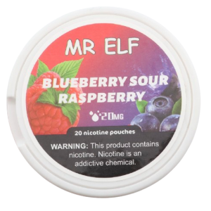 Mr Elf Blueberry Sour Raspberry 20mg Nicotine Pouch