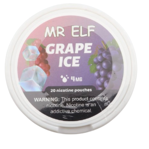 Mr Elf Grape Ice 4mg Nicotine Pouch