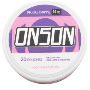 Onson Ruby Berry 14mg Nicotine Pouch