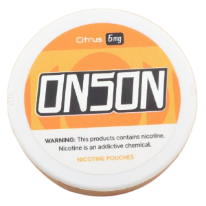 Onson Citrus 6mg Nicotine Pouch